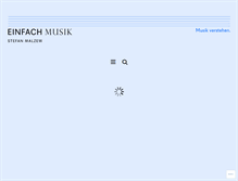 Tablet Screenshot of einfach-musik.de